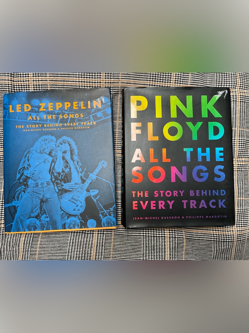 Set of 2 hardcover books: Led Zeppelin and Pink Floyd All the Songs NWT